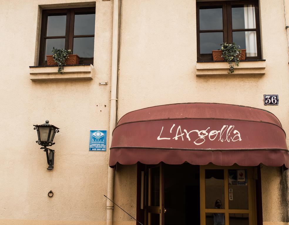 L'Argolla Hotel-Pizzeria Santa Coloma De Farners Exterior photo